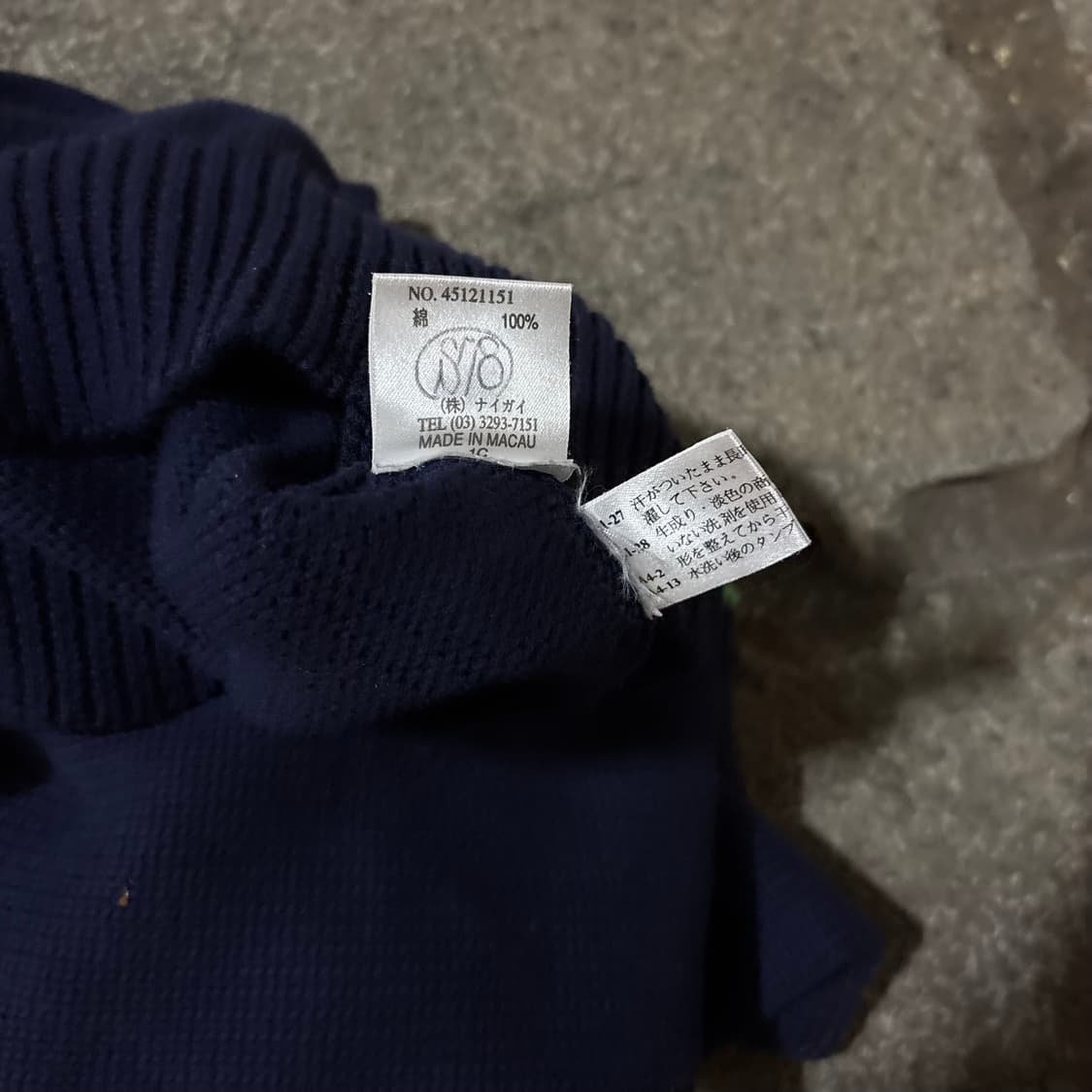 랄프 로렌 골프 다크 네이비 터틀넥 스웨터 상품이미지6