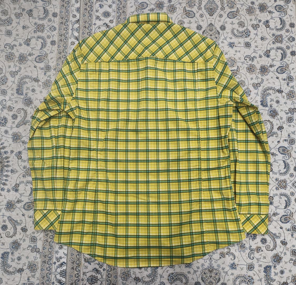 노스페이스 옐로우 체크 셔츠 90 (55반까지) 상품이미지3