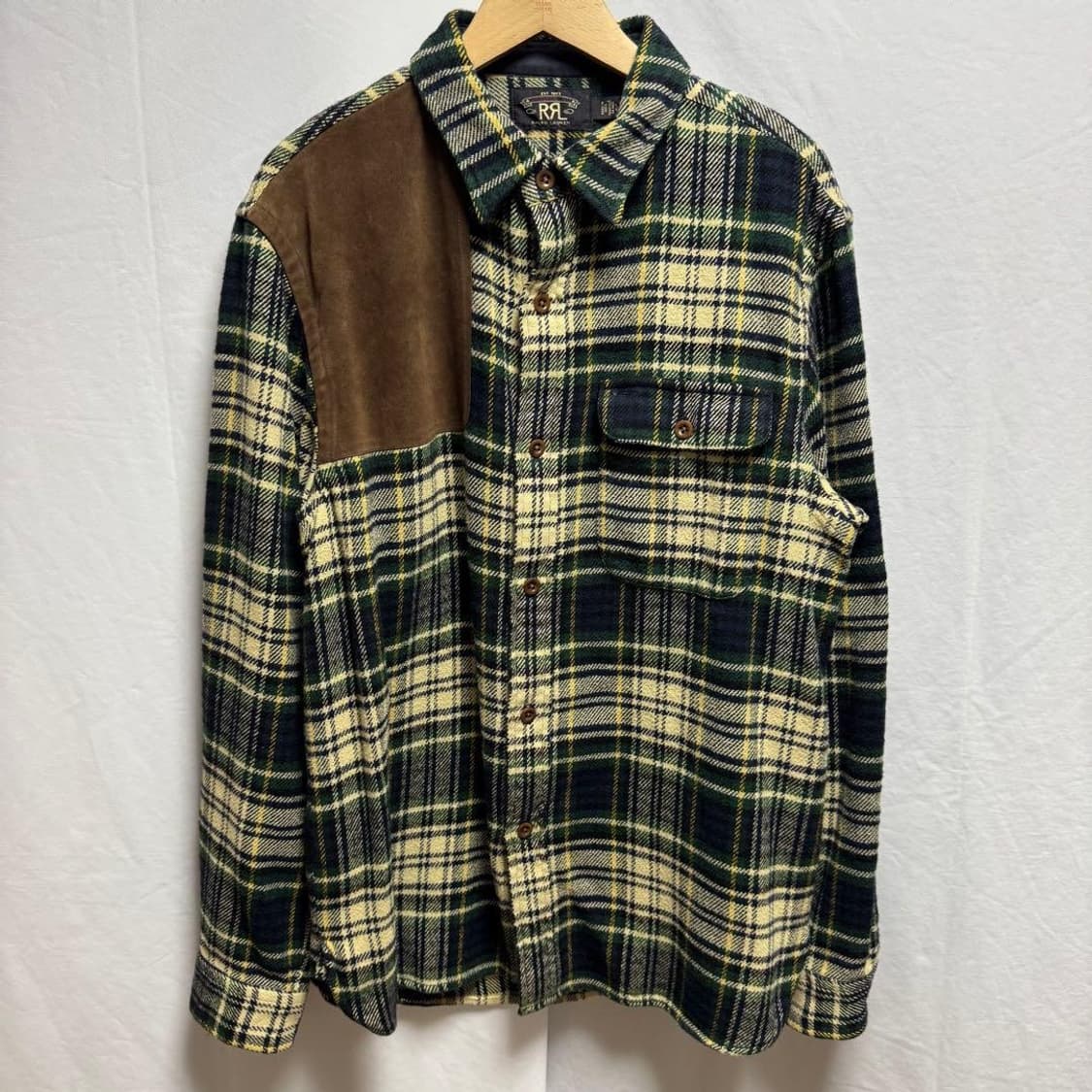 RRL 더블알엘 스웨이드 패치 셔츠 상품이미지1