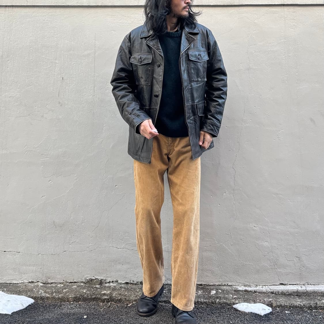 올드 갭 카우 레더 자켓 상품이미지10