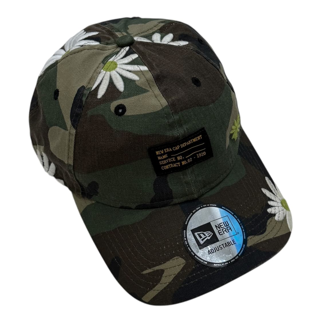뉴에라 언스트럭쳐 밀리터리 우드랜드 카모 플라워 볼캡 모자 상품이미지2