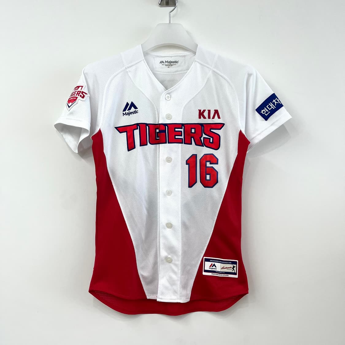 기아타이거즈 마제스틱 김주찬 마킹 어센틱 홈 유니폼 상품이미지2