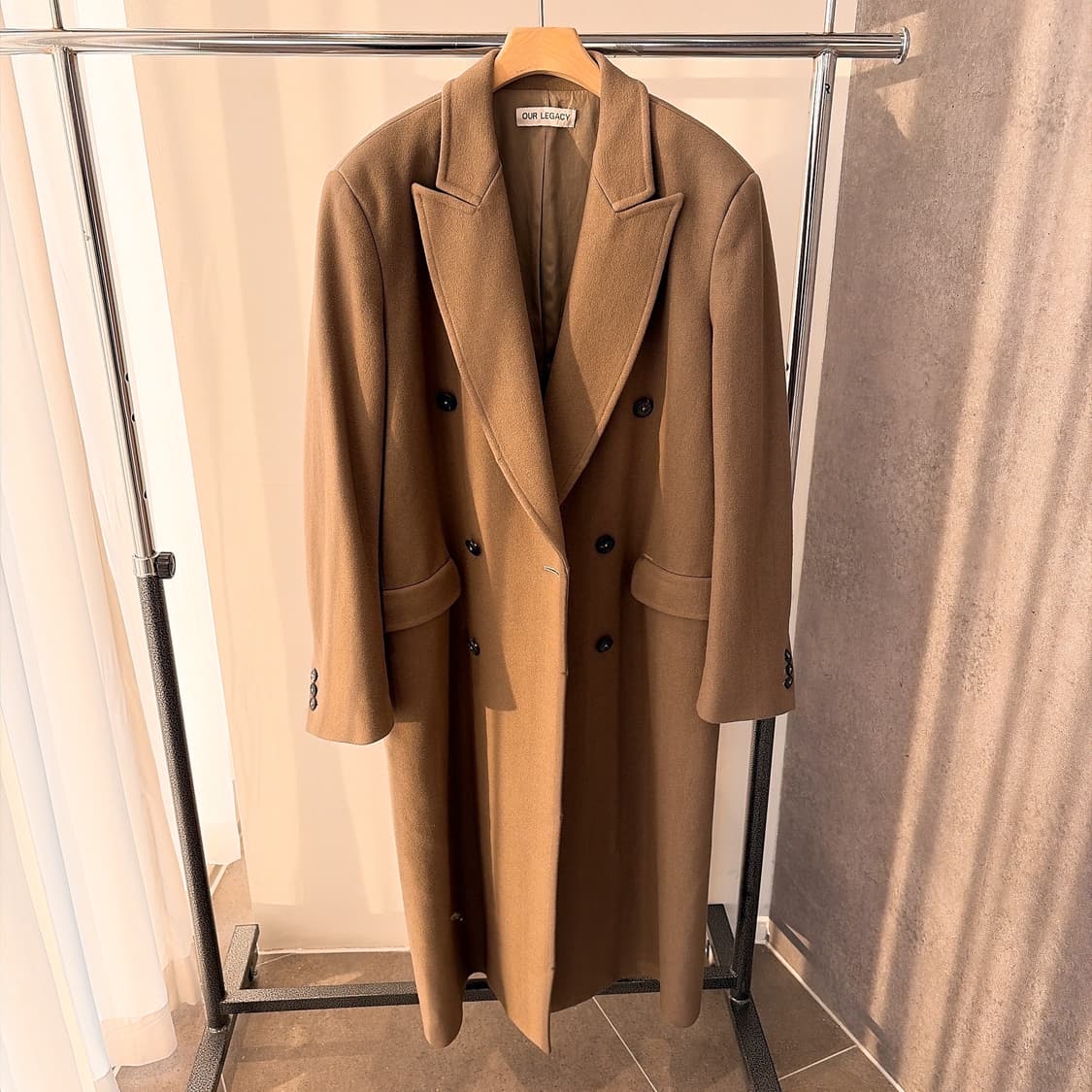 (정품/새상품)아워레가시 남성 배스 울 익스텐디드 웨일 코트 상품이미지1