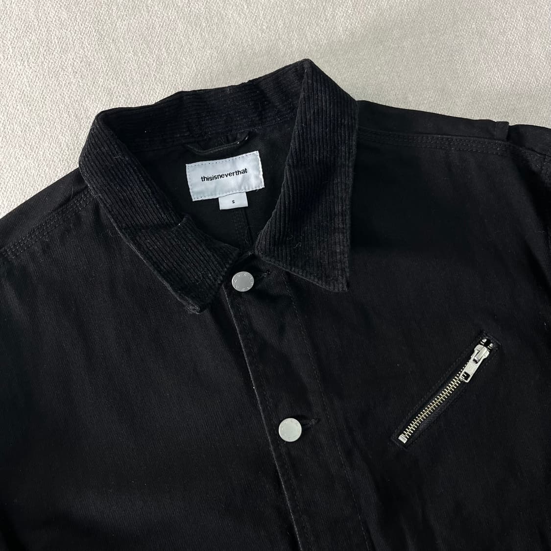 95 디스이즈네버댓 백로고 트러커 자켓 상품이미지3