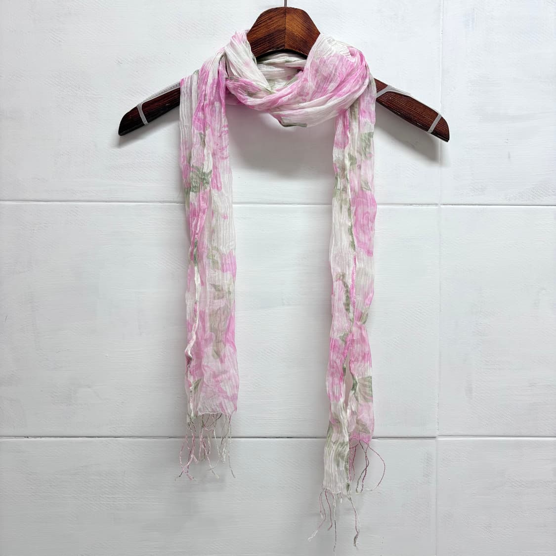 핑크 플라워 페어리 스카프 머플러 JPN  상품이미지1