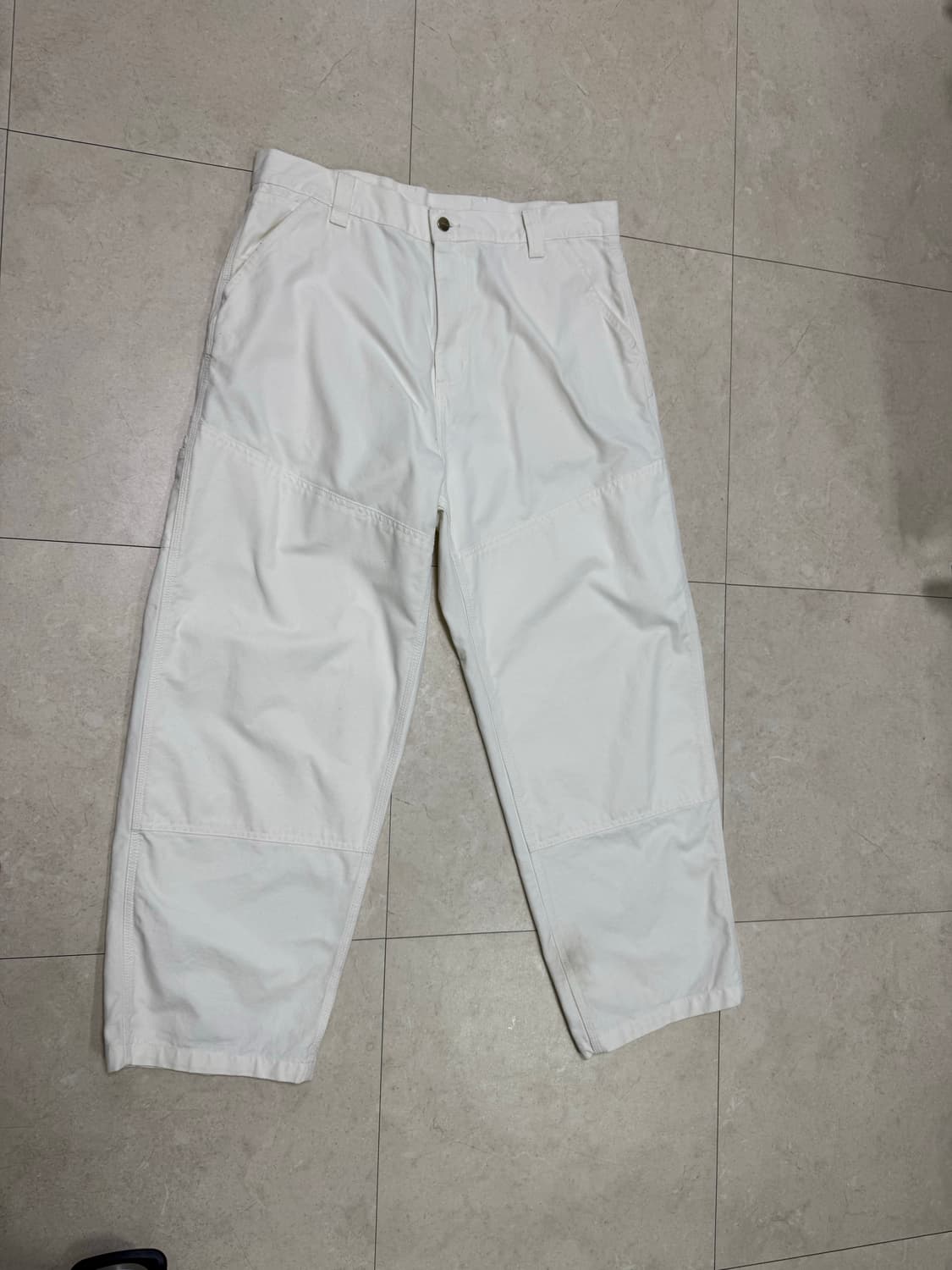 칼하트wip 워크팬츠 화이트 L사이즈 상품이미지1