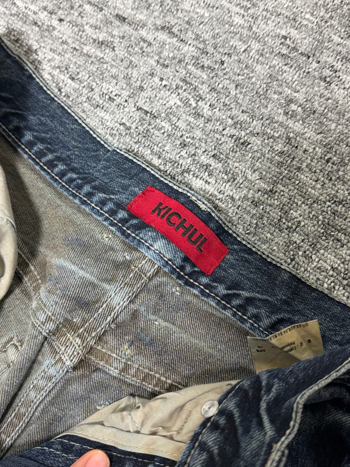 기철 DARK EYE BOOT CUT JEANS (INDIGO) 상품이미지3