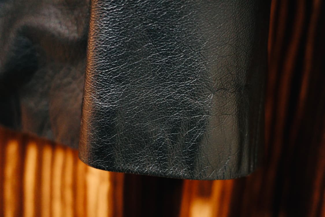 엑스트라 싱글 레더(리얼가죽)자켓 사이즈 XL 상품이미지4