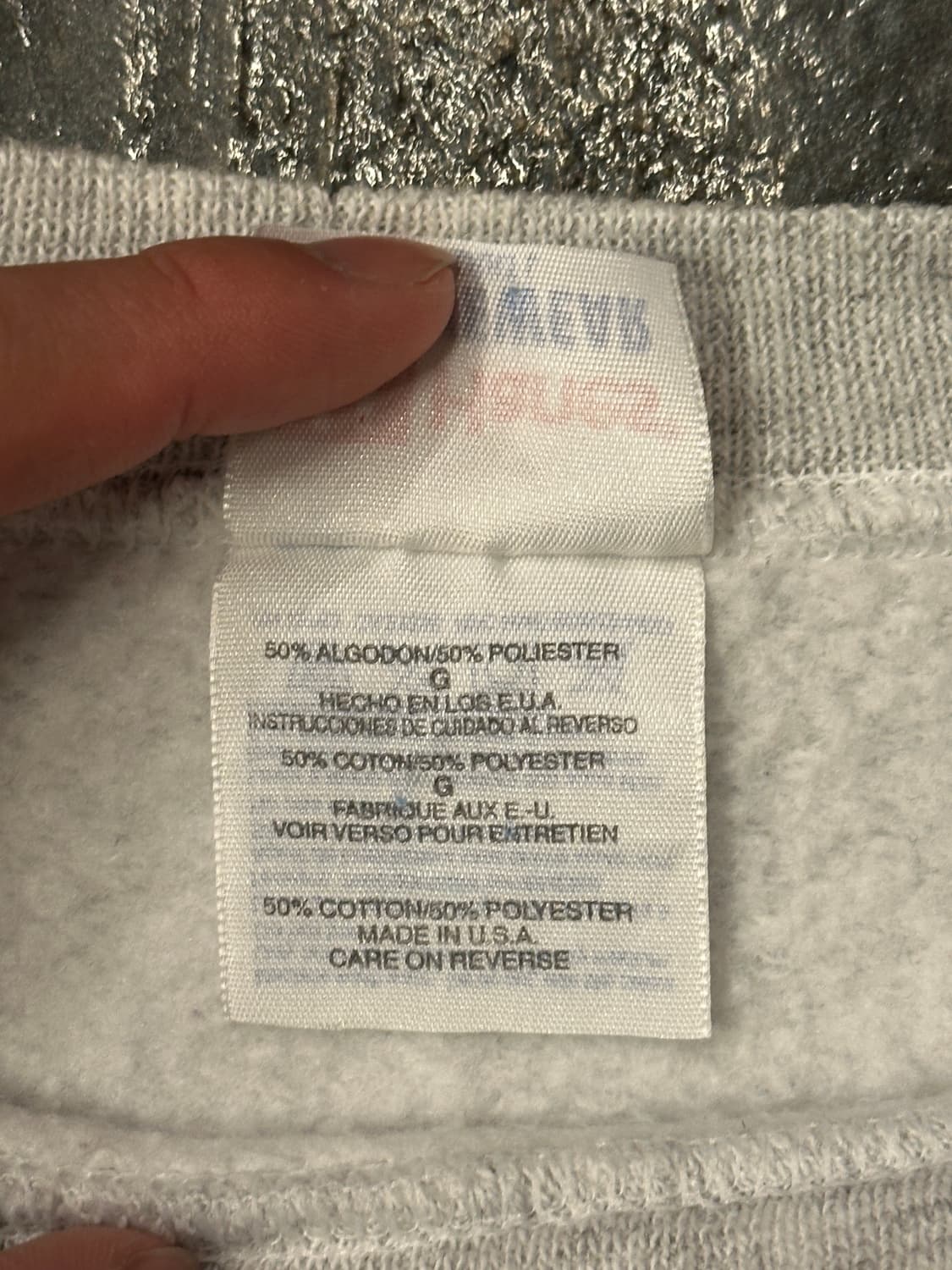 90s Hanes 50/50 USA 헤인즈 맨투맨 스웻셔츠L 상품이미지4