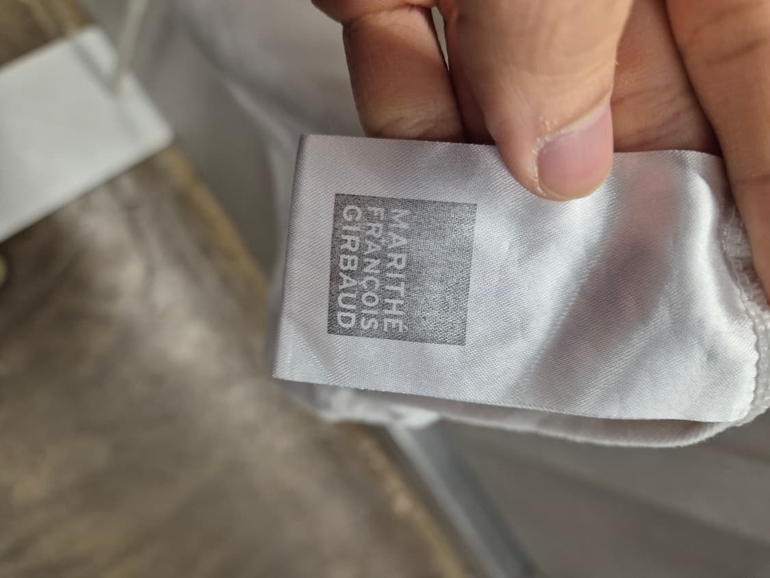 마리떼 프랑소와 저버 화이트 반팔티 S 상품이미지6