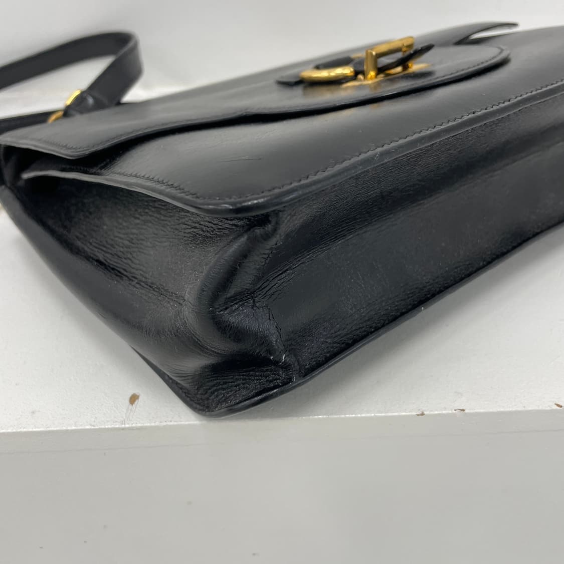 에르메스 산드린 블릭 레더 플랩 숄더백 상품이미지5