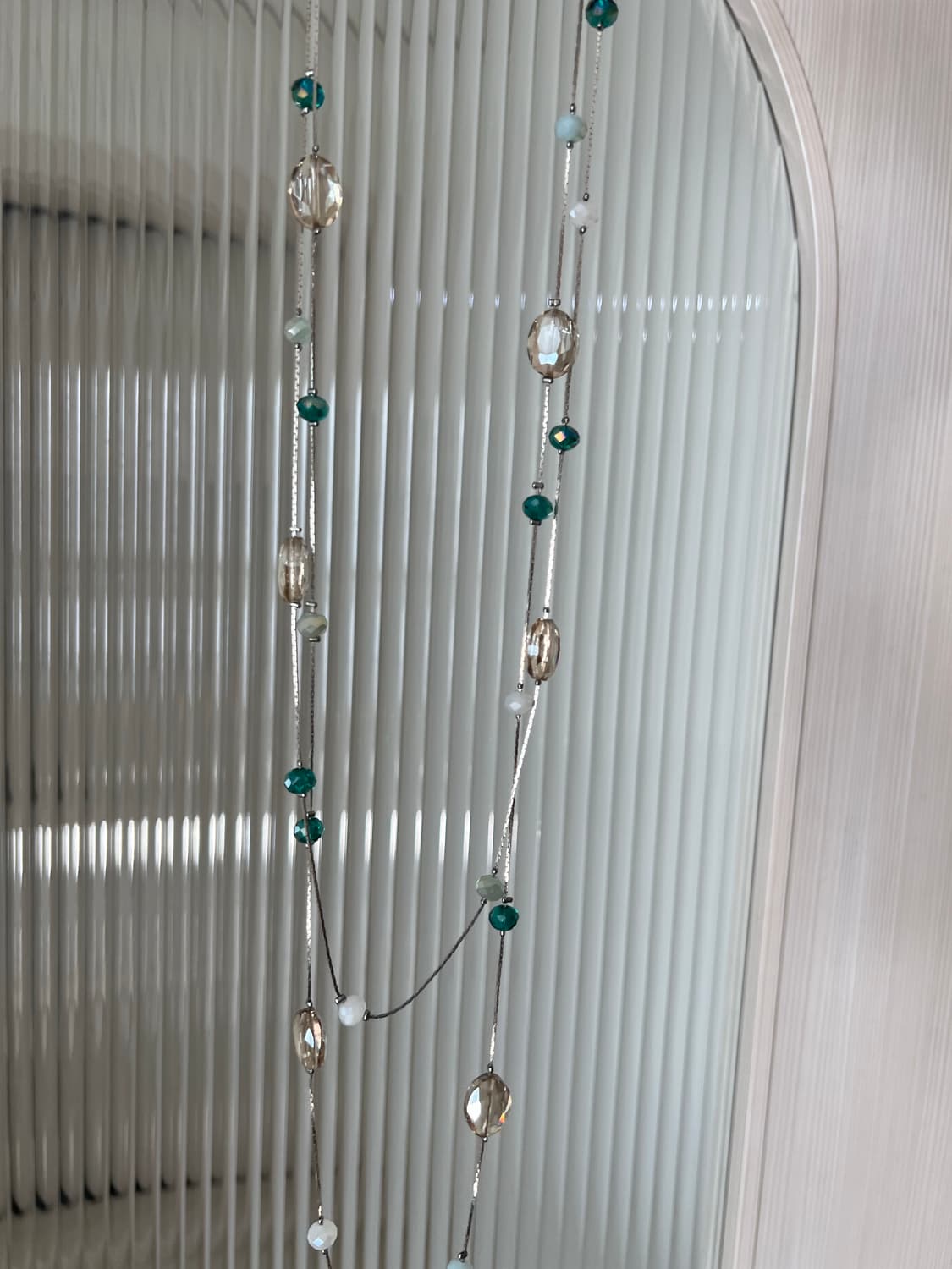 일본산 크리스탈 비즈 목걸이 상품이미지1