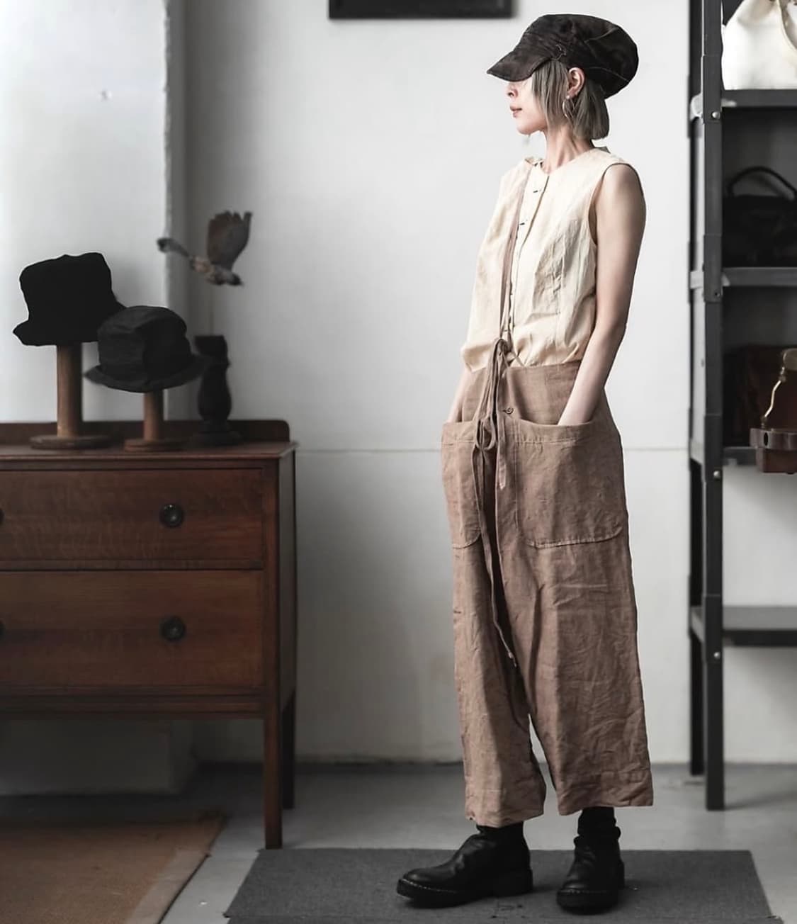 Atelier suppan 핸드 다이드 캡 상품이미지7