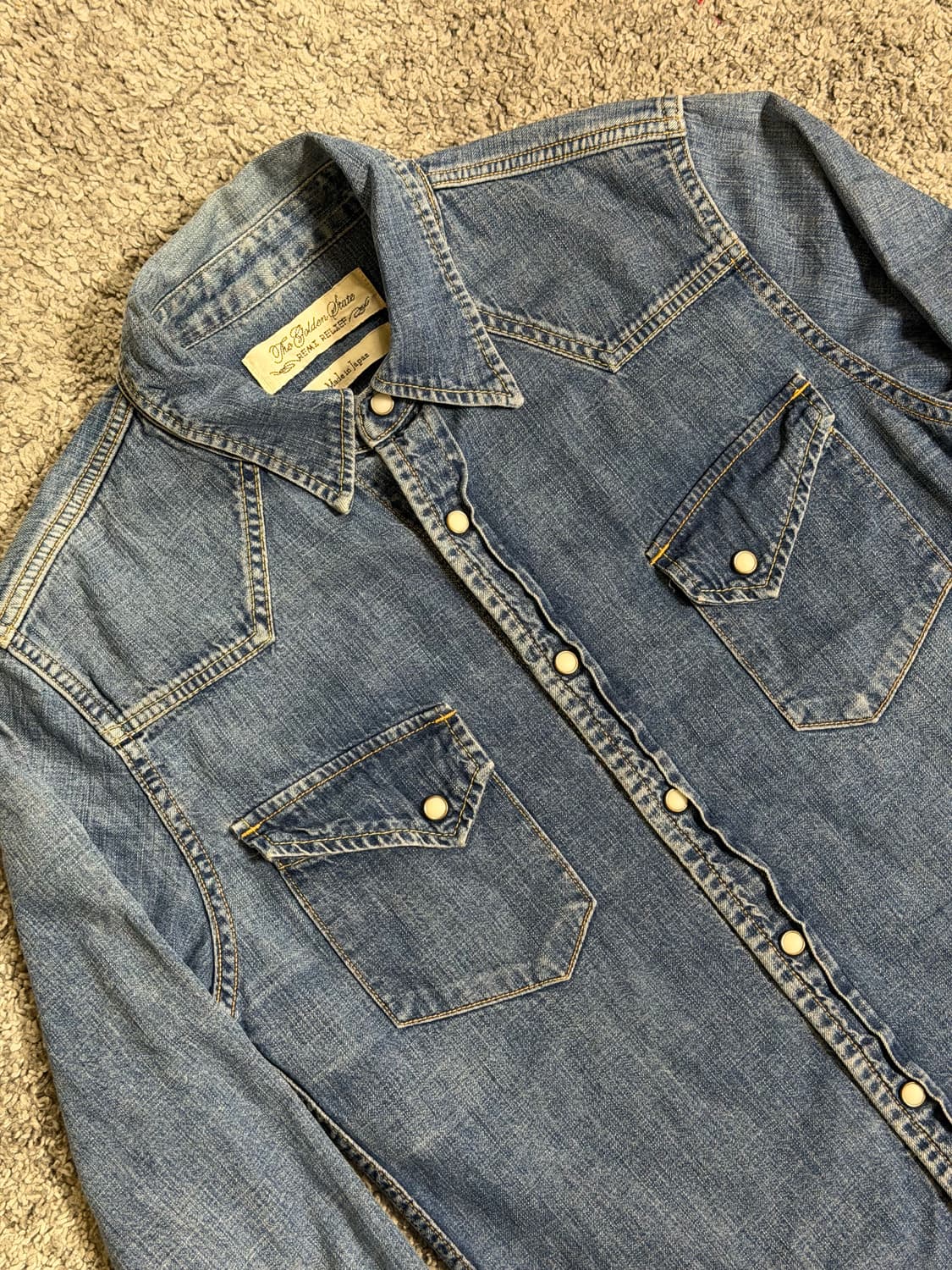 레미 릴리프 웨스턴 데님 셔츠 상품이미지4