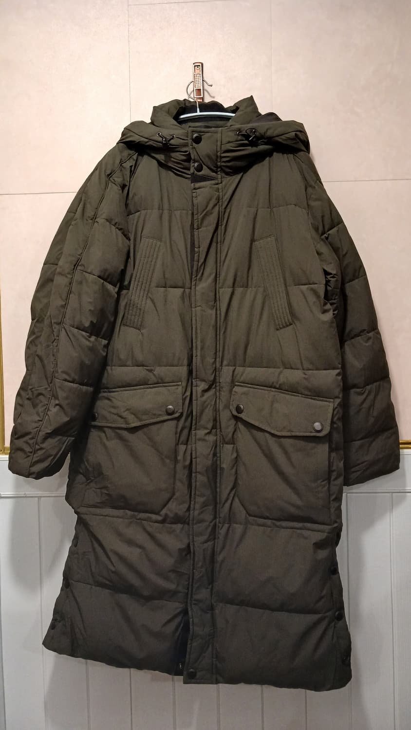 장미쉘바스키아 정품 남성 롱패딩 100 사이즈 상품이미지1