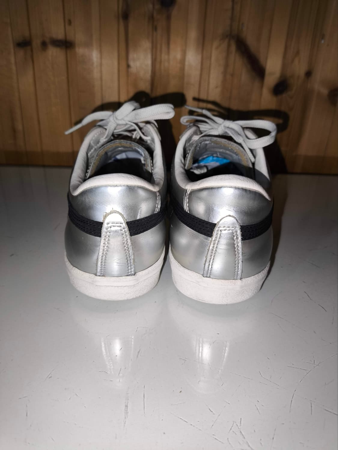 250mm 오니츠카타이거 파브레 실버 스니커즈 상품이미지8