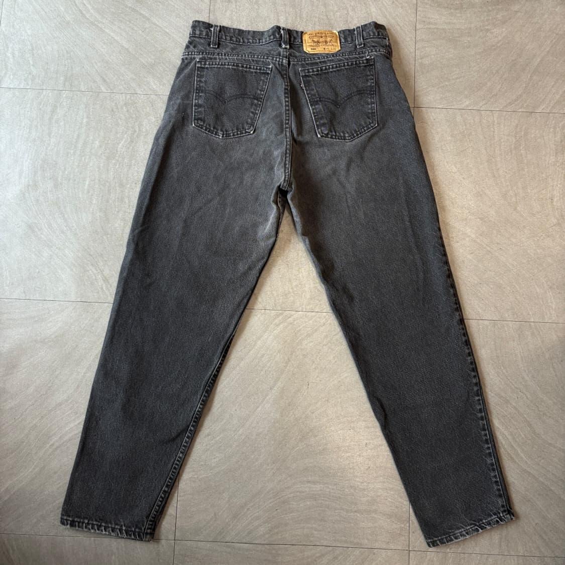 90년 미국 생산 리바이스 550 데님 블랙탭 팬츠 바지 상품이미지6