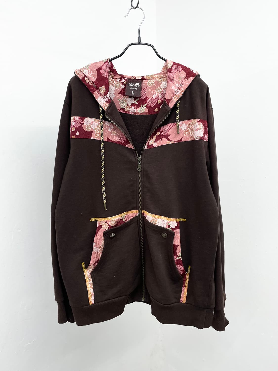 오리엔탈 사쿠라 레이어드 후드집업 상품이미지1