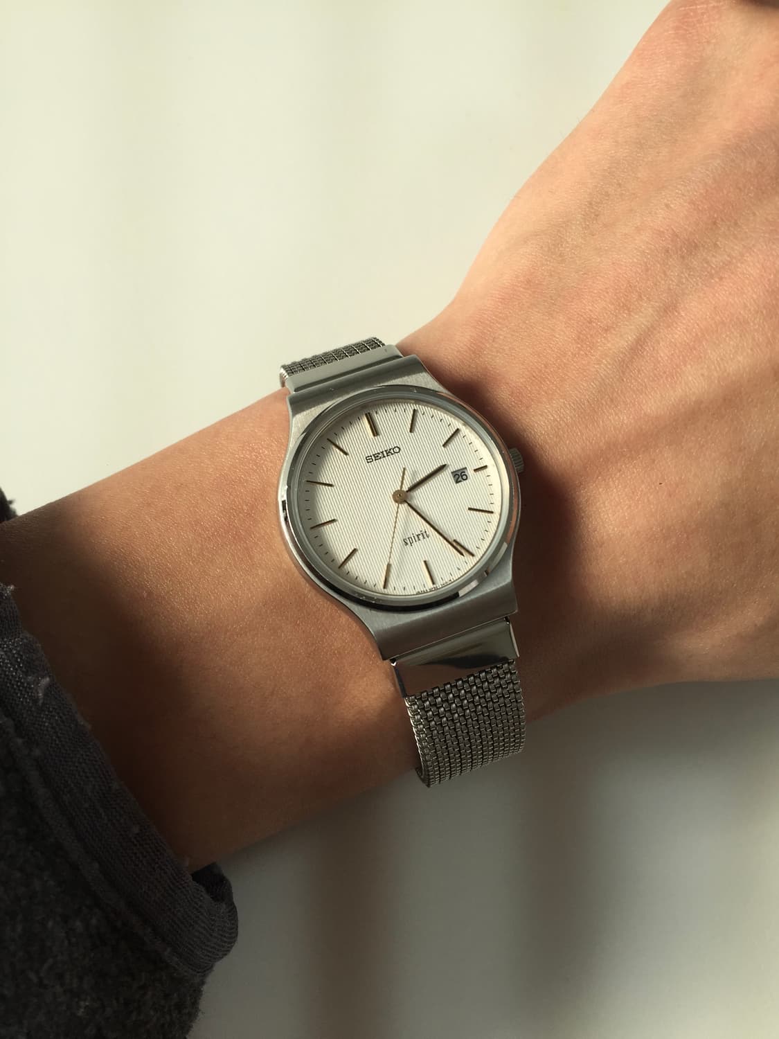 90s seiko spirit pin stripe dial 상품이미지8