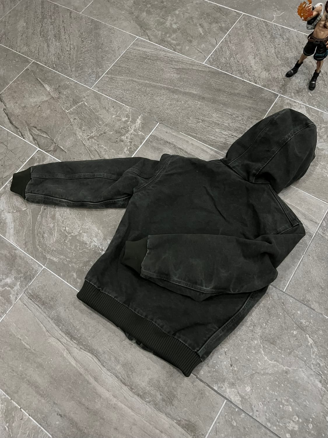 (L) 칼하트 후드 덕 액티브 보이즈 자켓 YYJ130 MOS 모스그린 상품이미지9