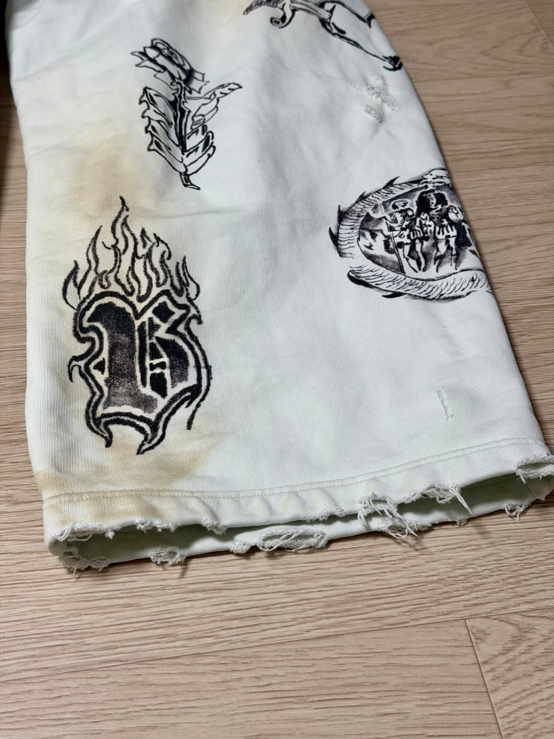 발렌시아가 타투 배기 스웻 팬츠 상품이미지4