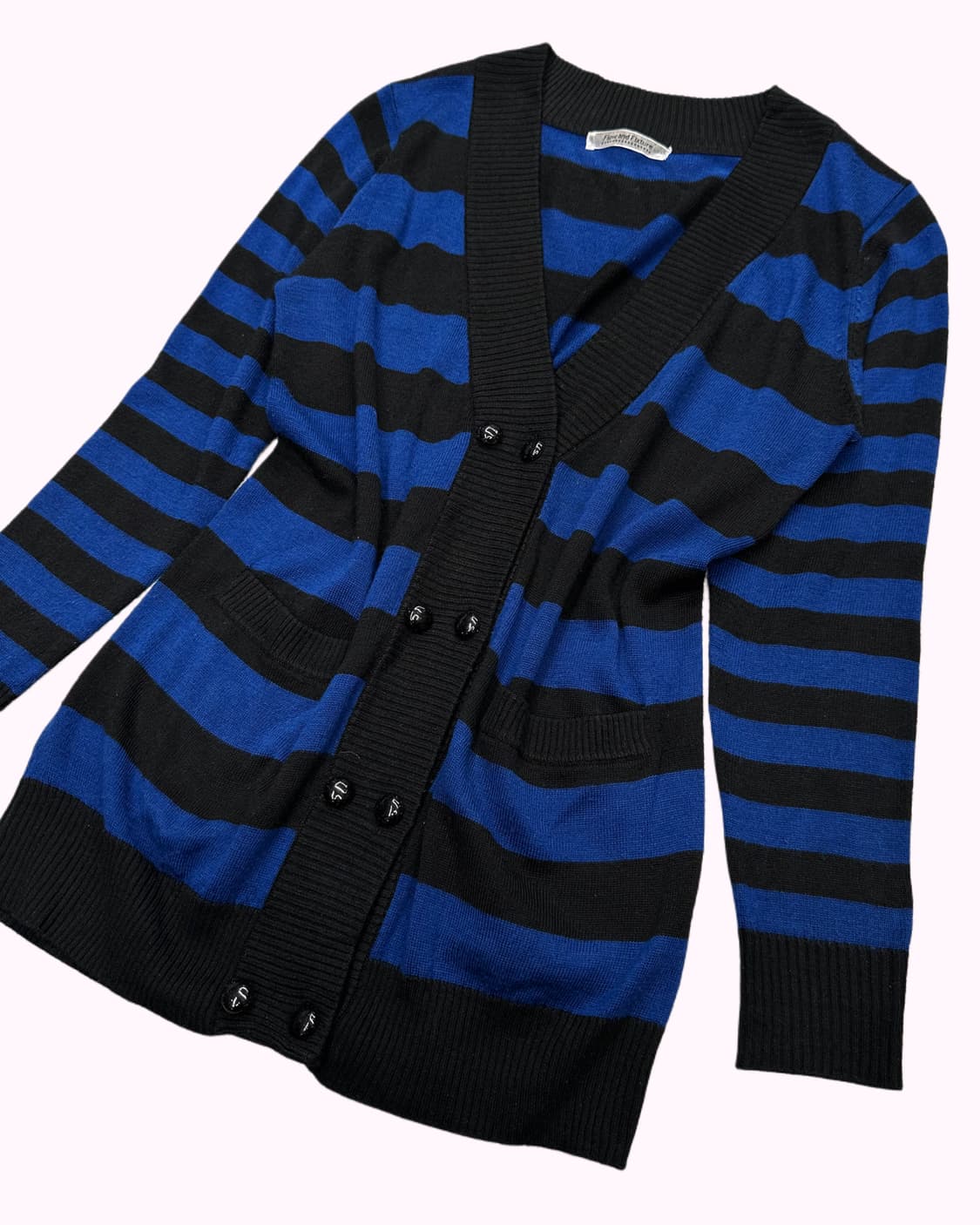 blue stripe double cardigan 상품이미지2