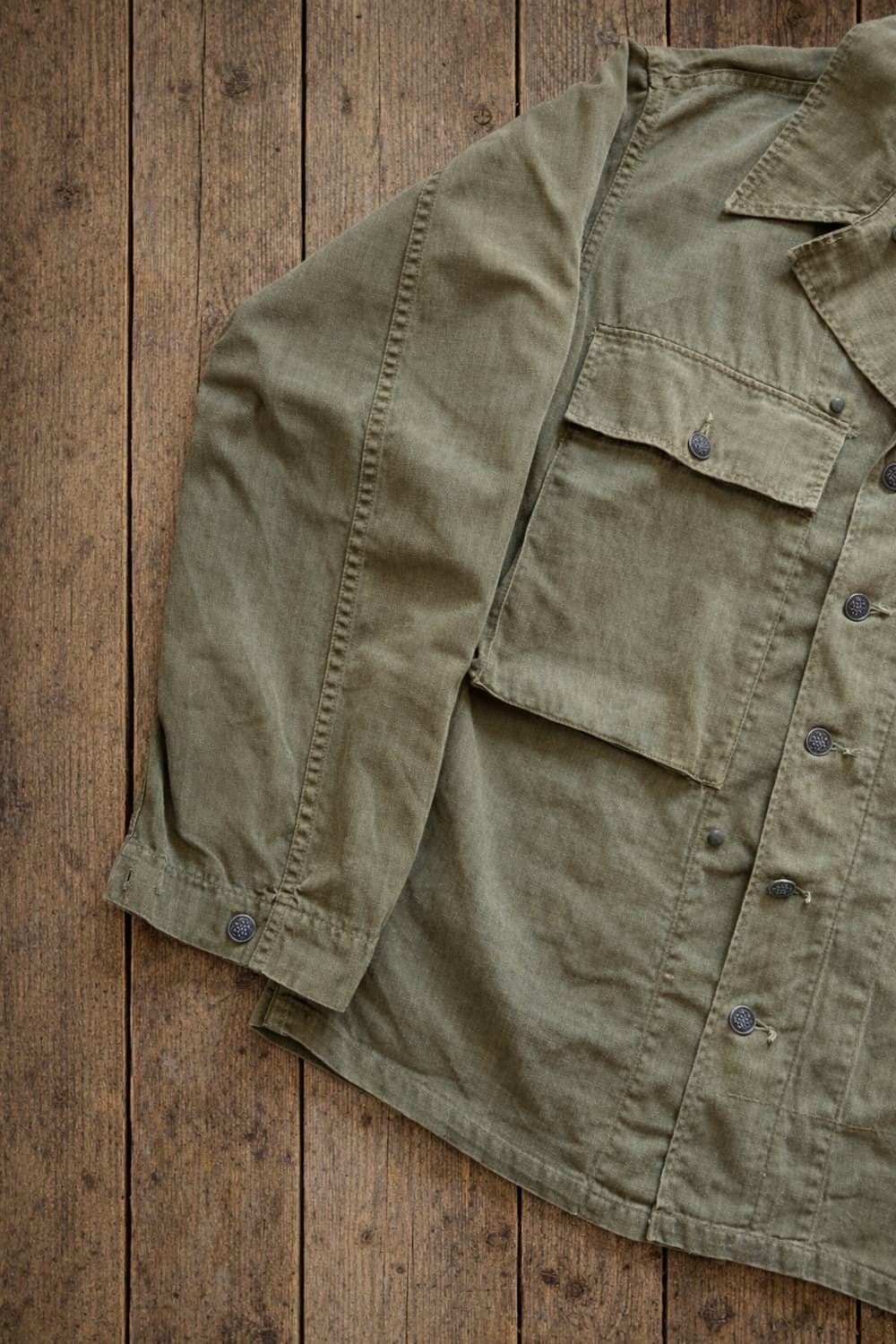 40's WW2 미군 M-43 HBT 셔츠 36R(100~103) 상품이미지2
