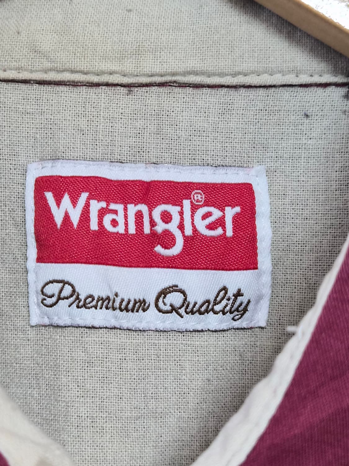 랭글러Wrangler 투포켓 워크셔츠 L - S429 상품이미지4