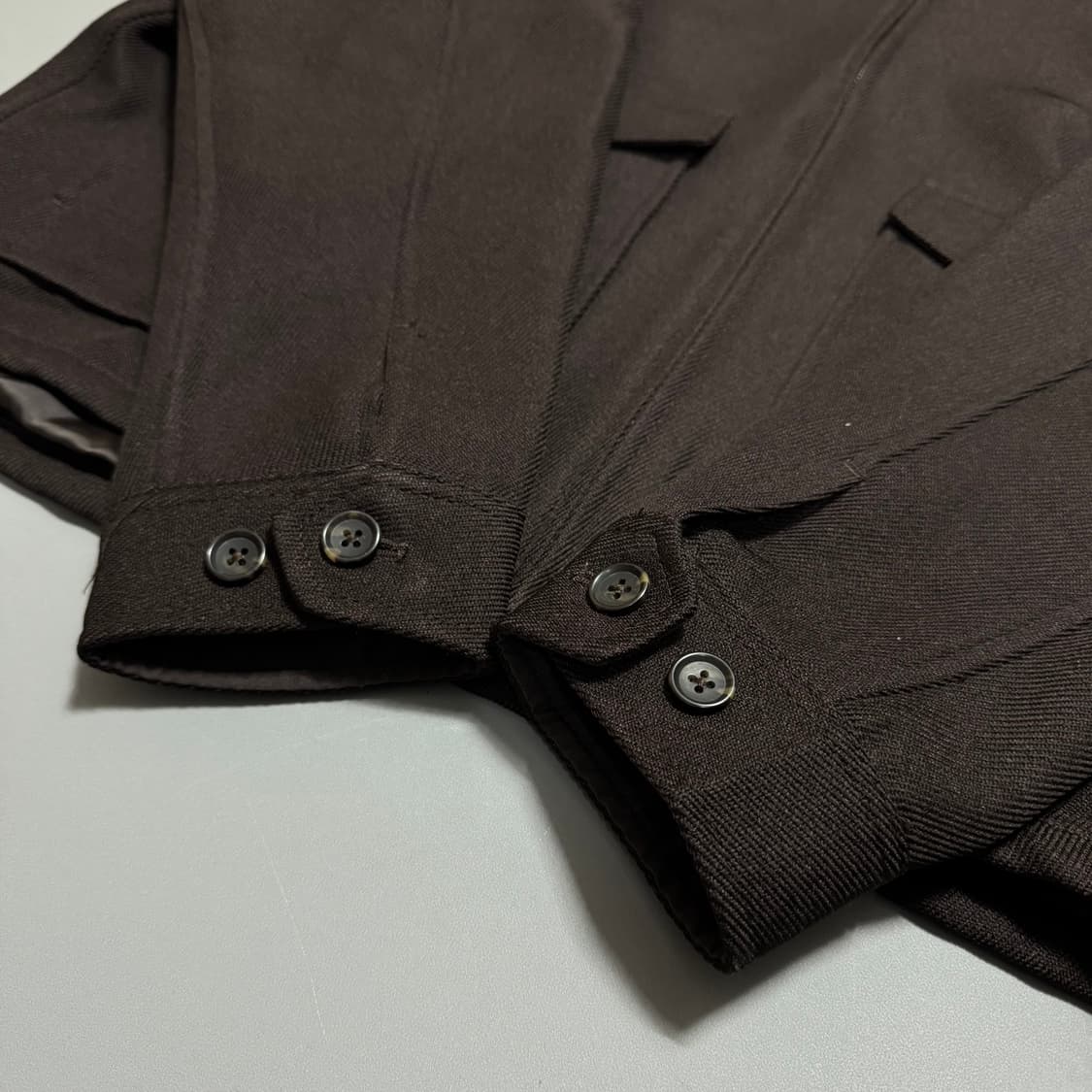 프릭스스토어(Freak's store) 다크브라운 헤링턴 블루종 자켓 상품이미지4