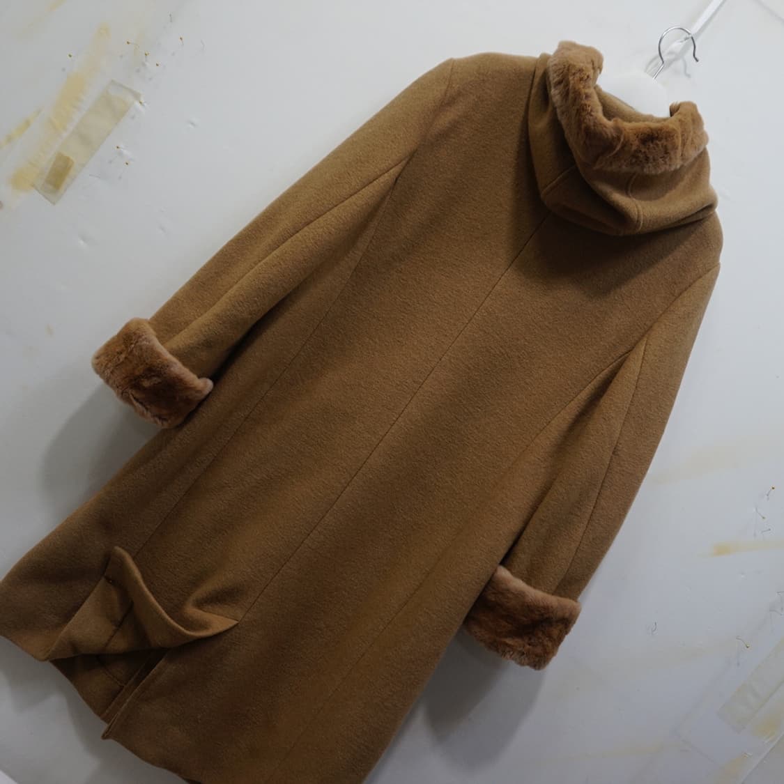 호주 국내매장판 가이거 울 후드 롱 코트 여성 L 사랑봉봉 상품이미지2