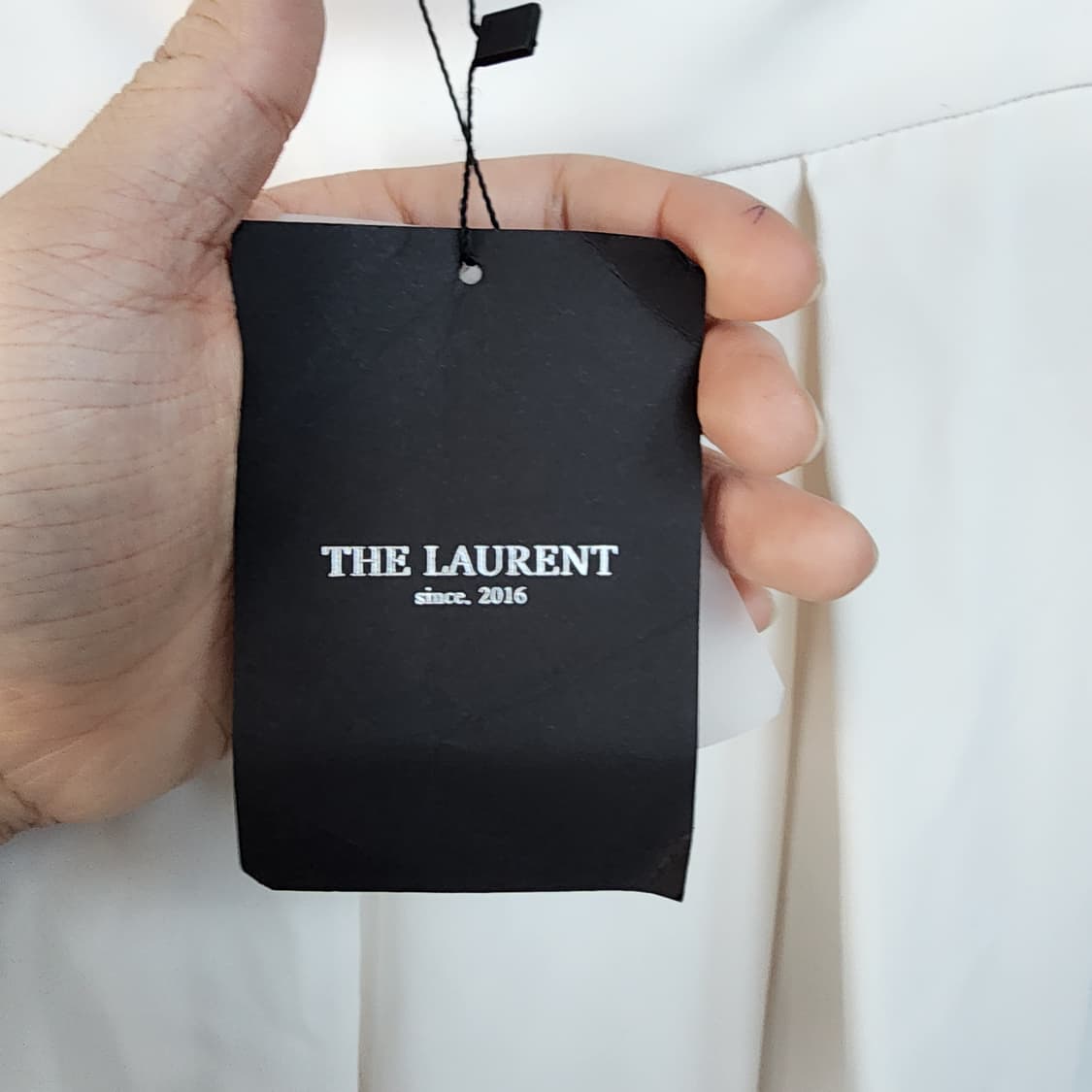 더로렌 아이보리 플리츠 와이드 팬츠 상품이미지5