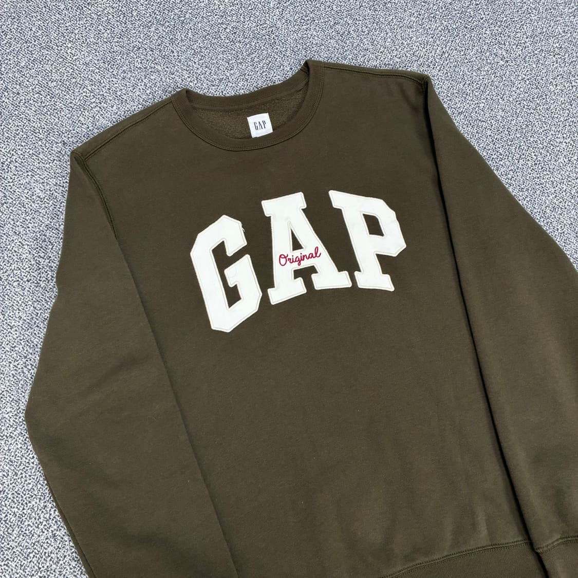 <갭 GAP 빈티지 카키 맨투맨> No.1556 상품이미지4