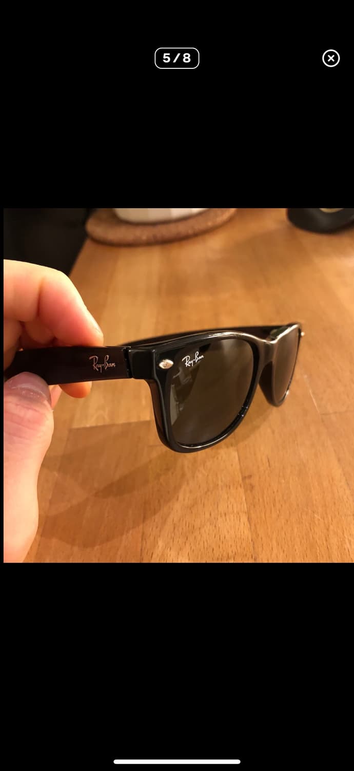 김원중 레이벤 웨이페어러 RB2132 52사이즈 상품이미지5