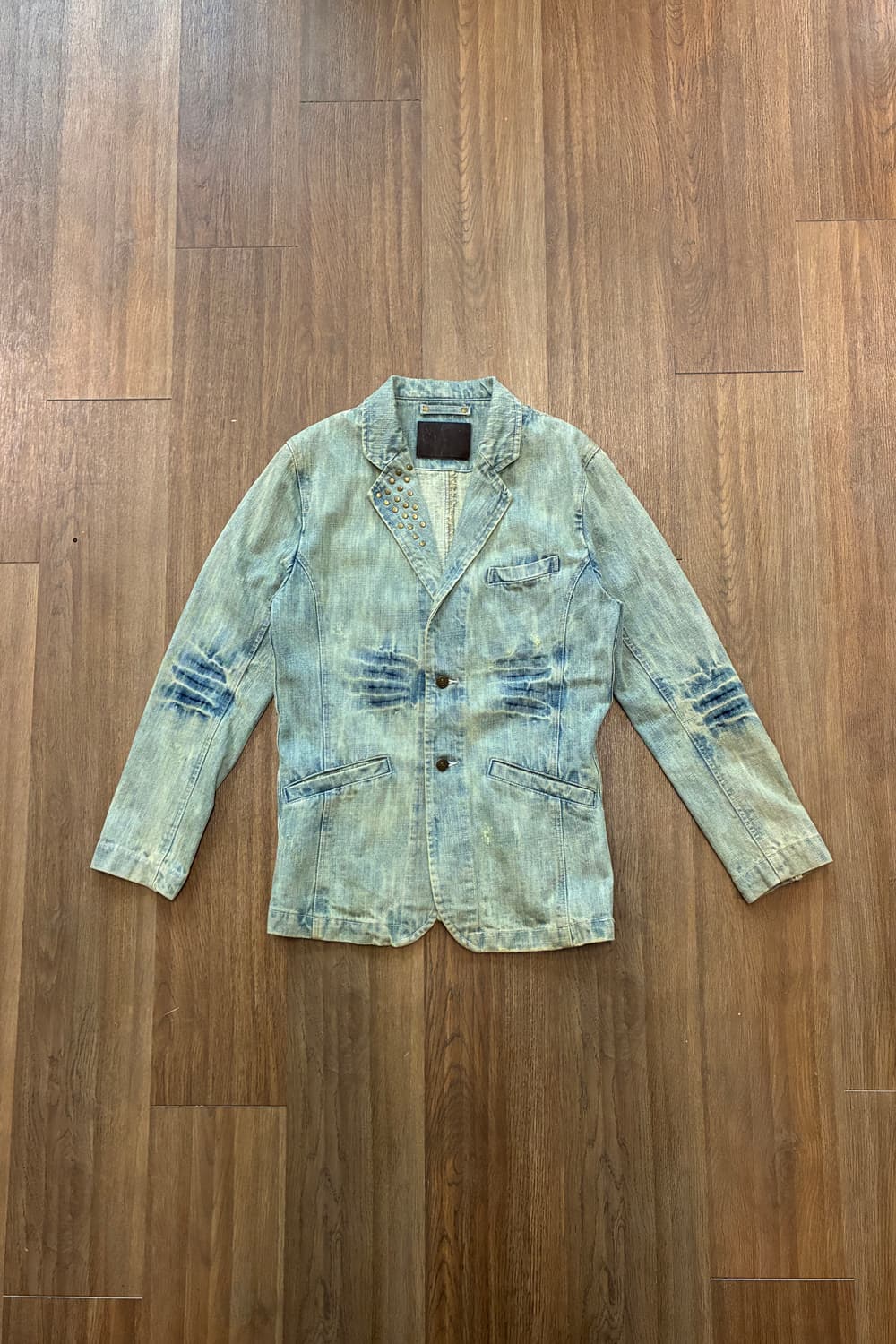 Damage Washing Denim Blazer 상품이미지5