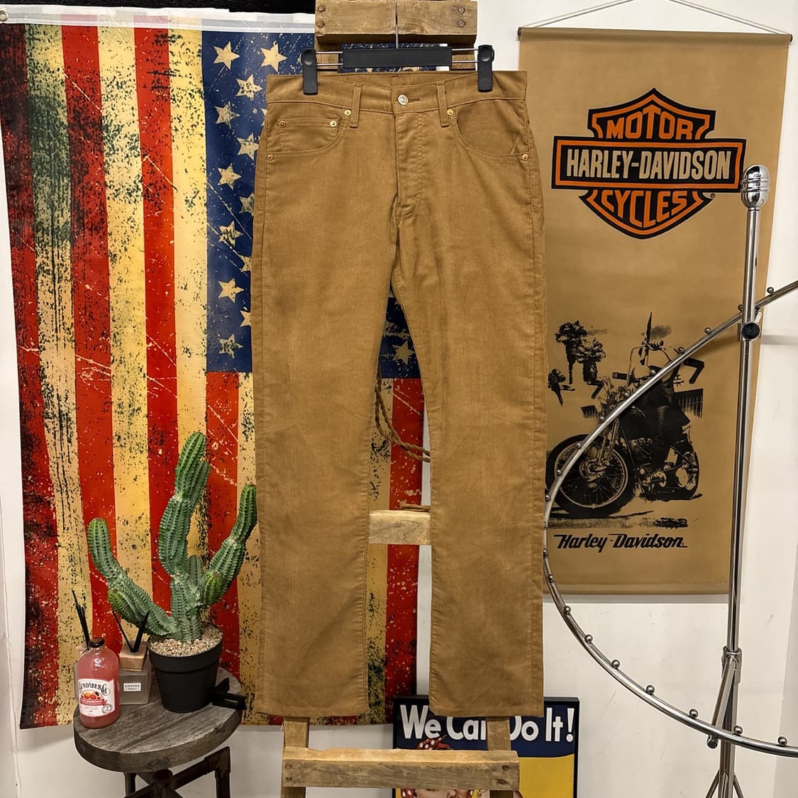 00s JP 리바이스 505 레귤러 스트레이트 브라운 코듀로이팬츠 N87 상품이미지1