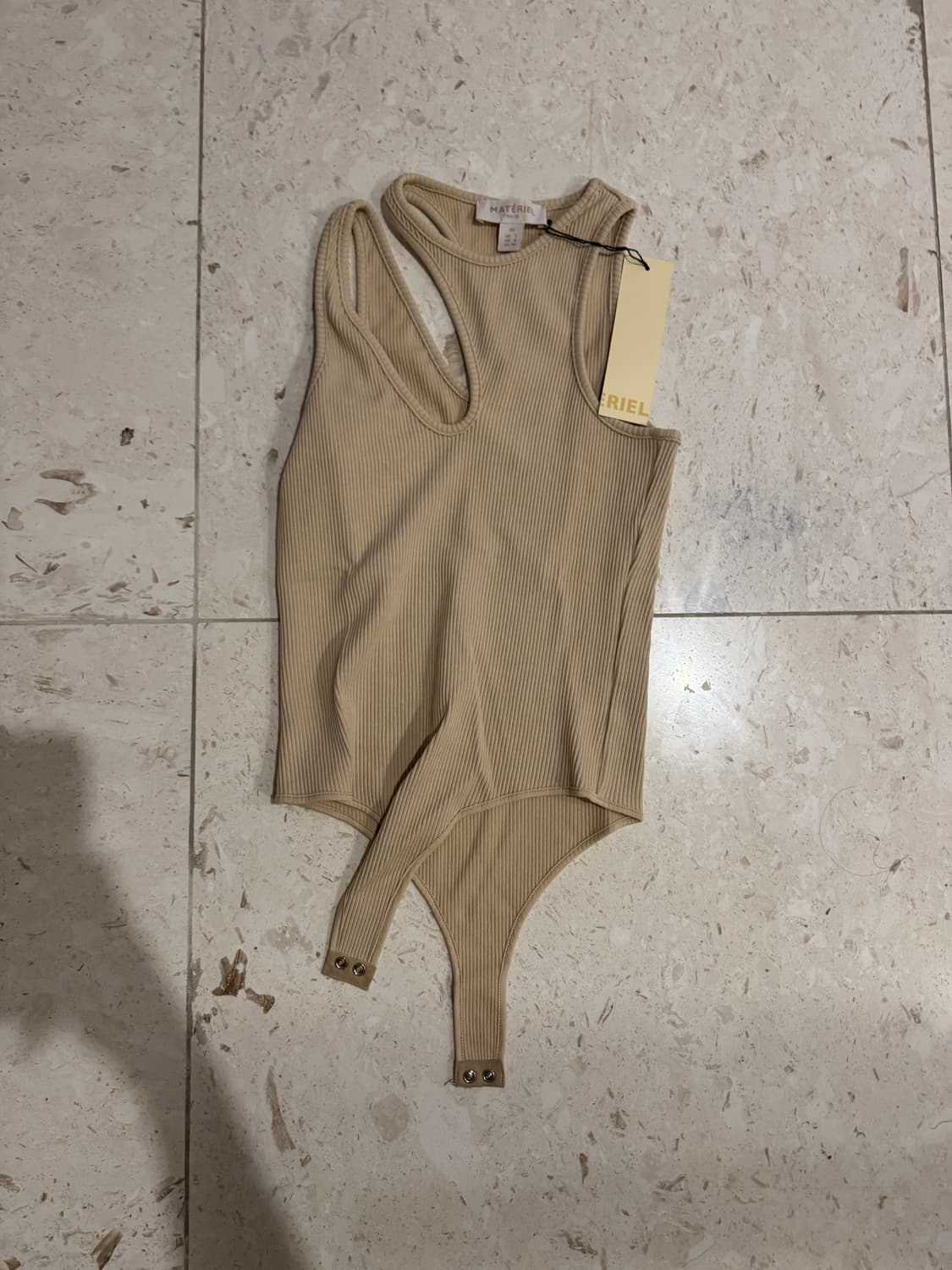 마테리엘 트빌리시 MATÉRIEL TBILISI 점프수트 탑 XS 베이지 상품이미지5
