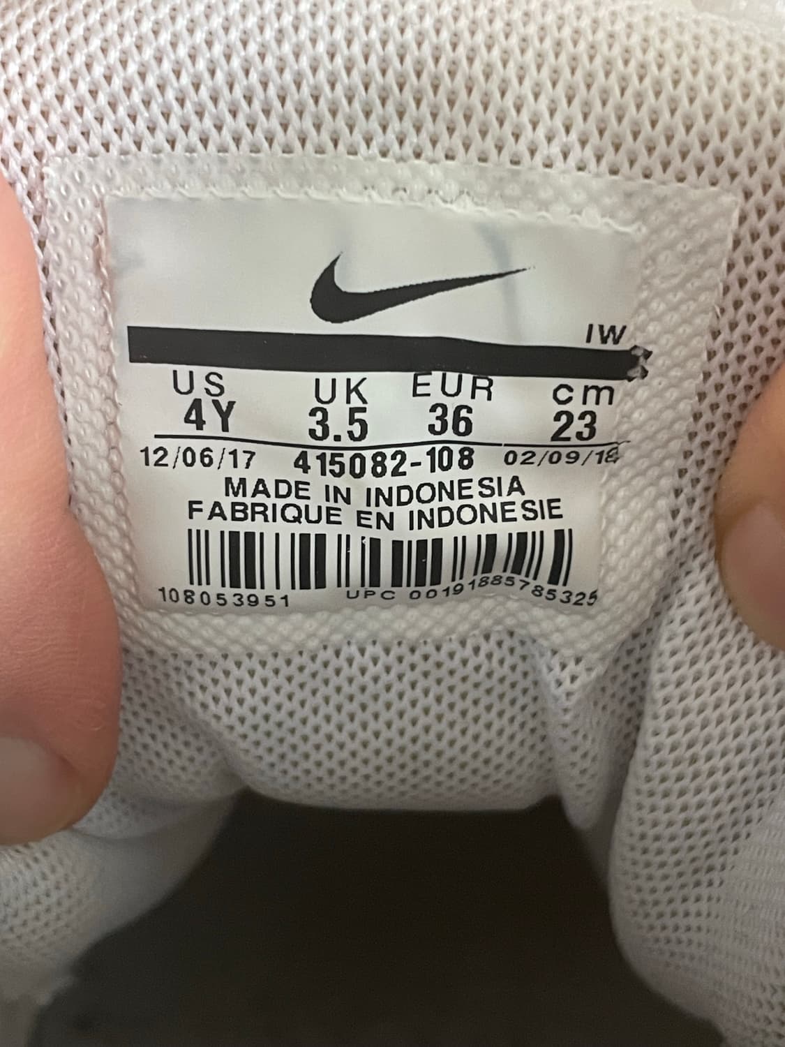 나이키 에어모어 업템포 바시티레드 상품이미지4