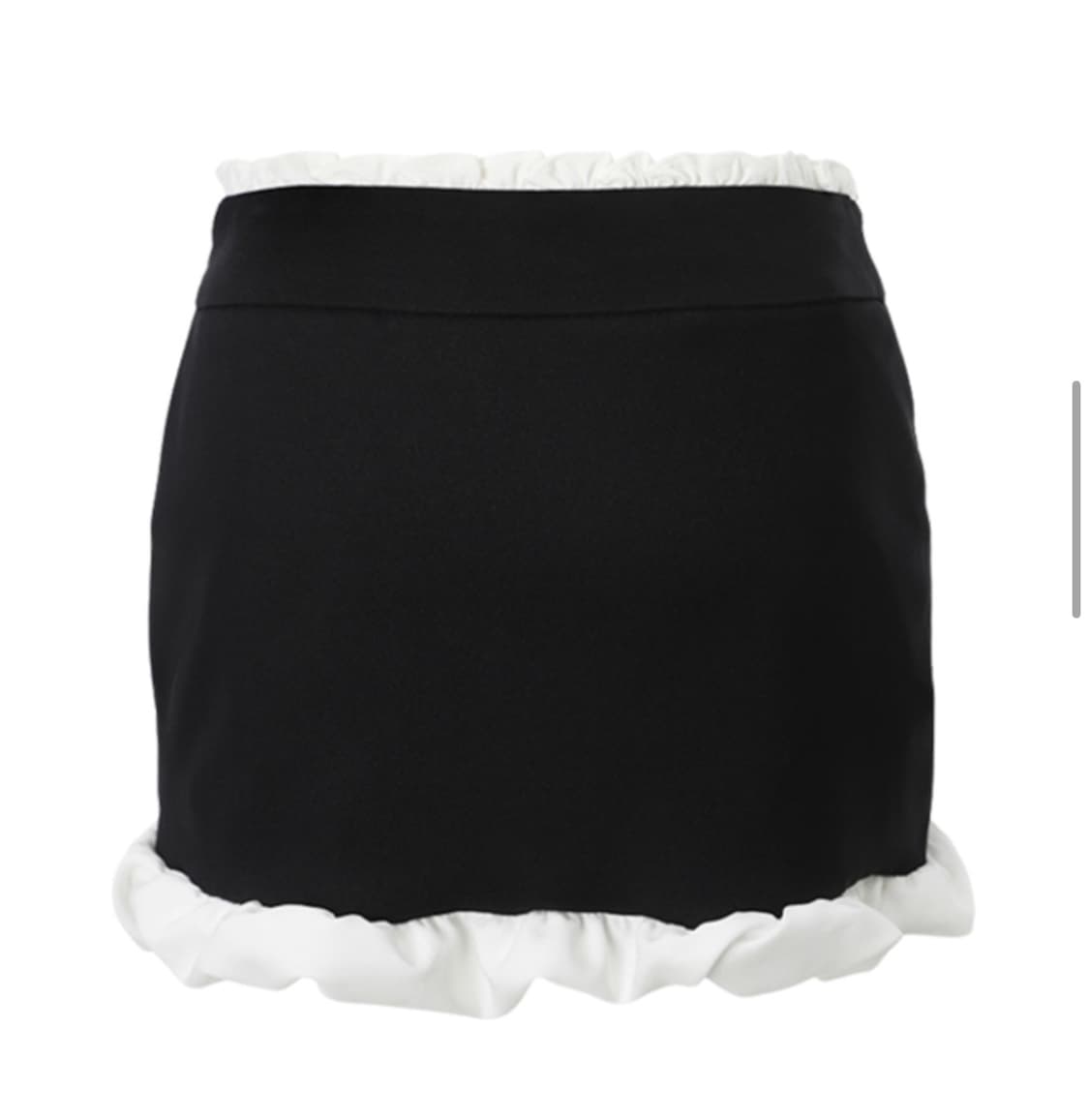 쓰리타임즈 버블링 스커트 블랙 상품이미지2