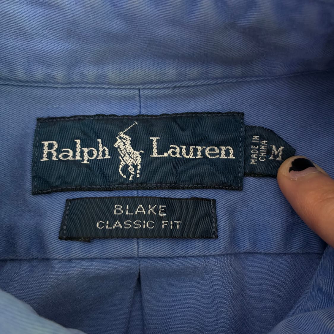 Polo 폴로 랄프로렌 90‘s 다크 라벤더 옥스포드 셔츠 상품이미지4