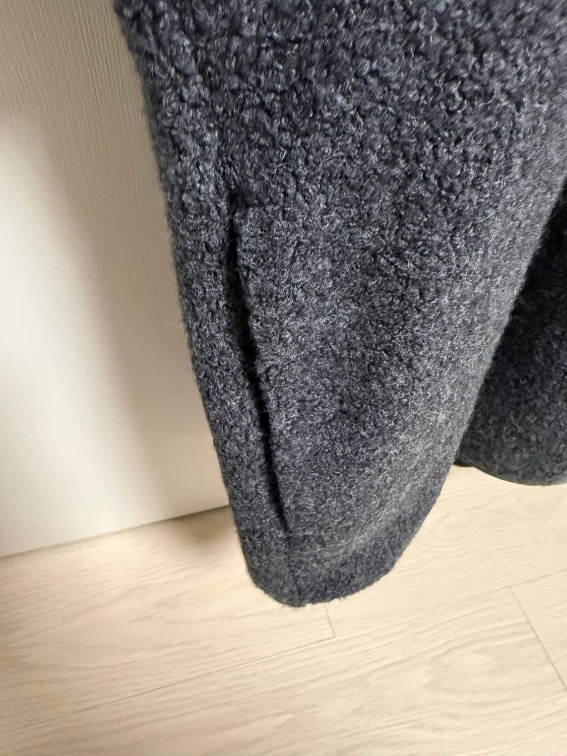 남성 띠어리 플리스 쿼터집업 스웨터 챠콜 M사이즈 상품이미지9