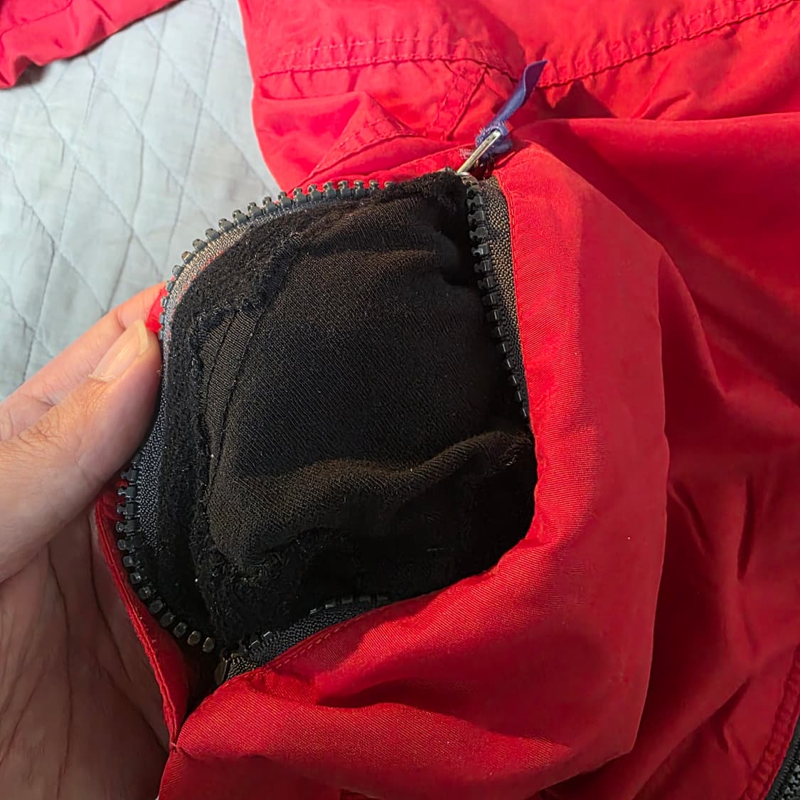 [L] 90s 리페어 USA 파타고니아 신칠라 쉴드 레드 자켓 트래쉬드 상품이미지4