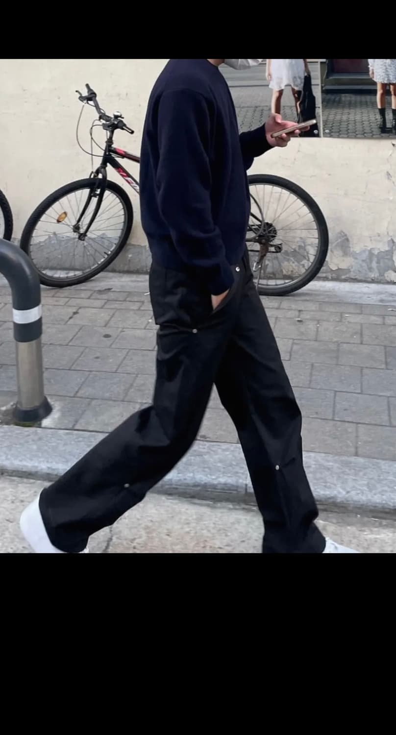 세터 토리노 웨스턴 투 톤 팬츠 클랙식 블랙(s) 상품이미지1