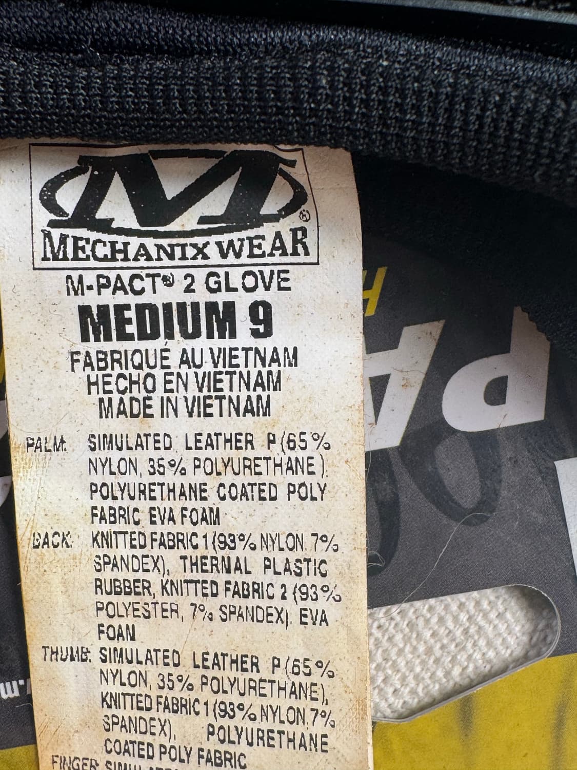 메카닉스 엠팩트2 코버트 글러브(코버트) 상품이미지3