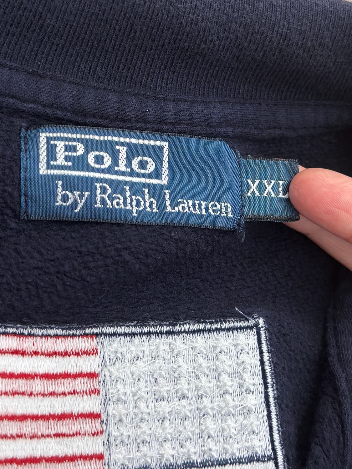 폴로 랄프로렌 네이비 USA 성조기 빅포니 스웻집업  상품이미지7