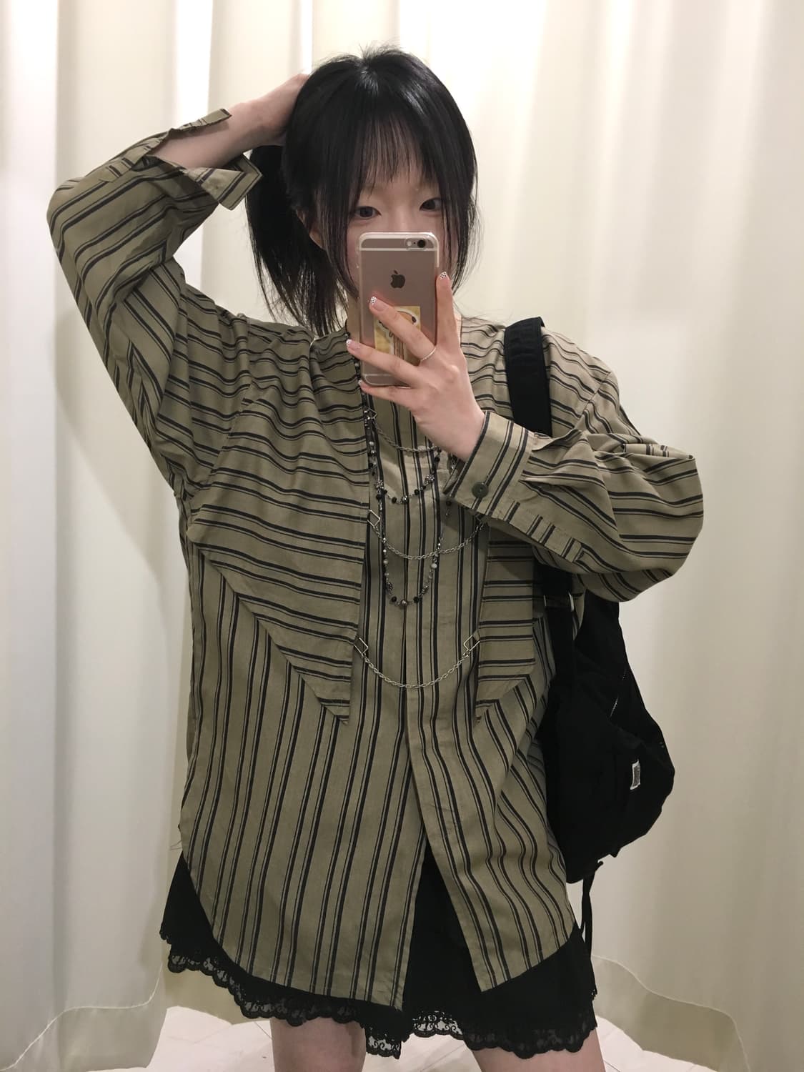 chain stripe blouse 상품이미지7