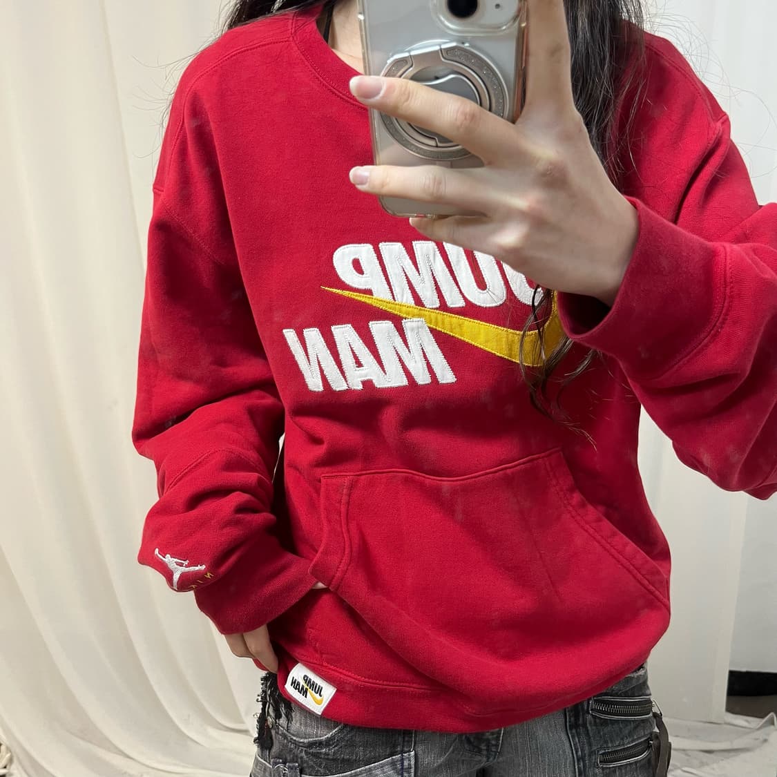Nike Jordan Red Sweatshirt 상품이미지3