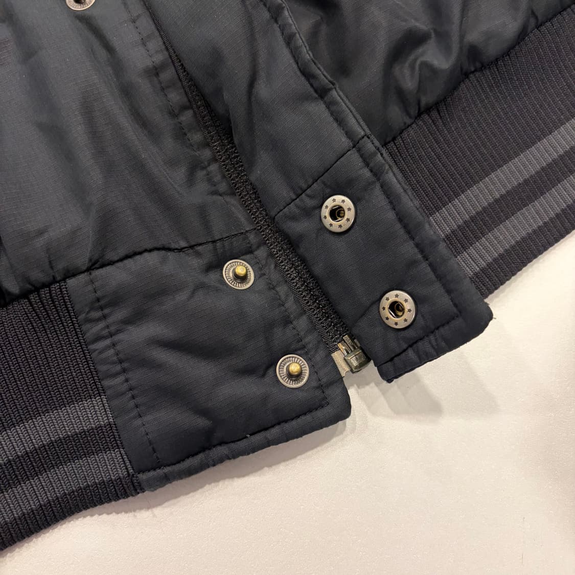 [2XL] 10s 나이키 검정색 봄버 바시티 자켓 B350 상품이미지8