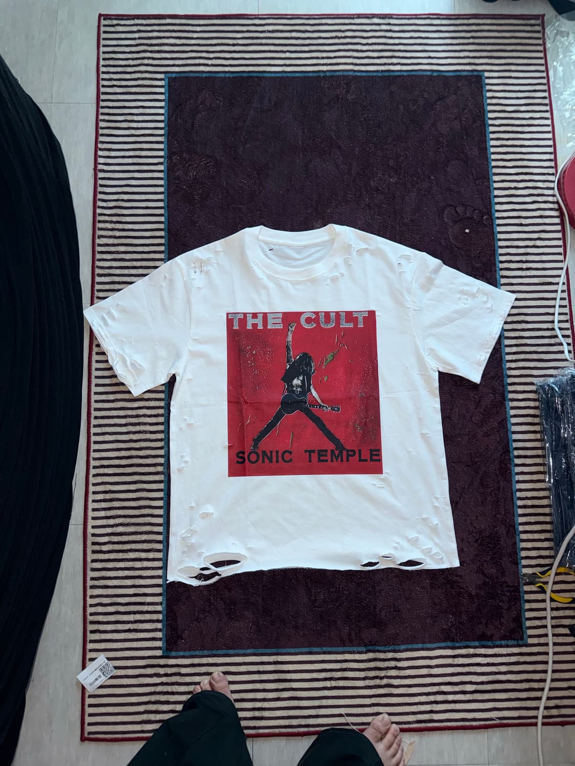 빈티지 디스트로이드 데미지 반팔티 상품이미지2