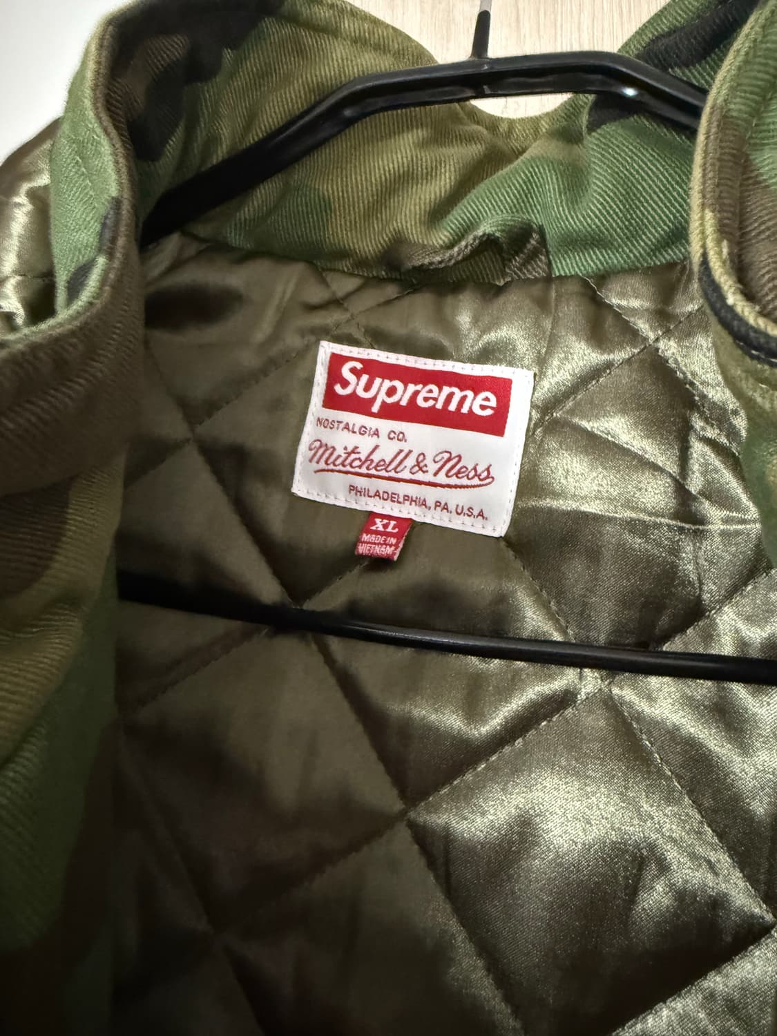 슈프림 미첼네스 카모자켓 xl 상품이미지5