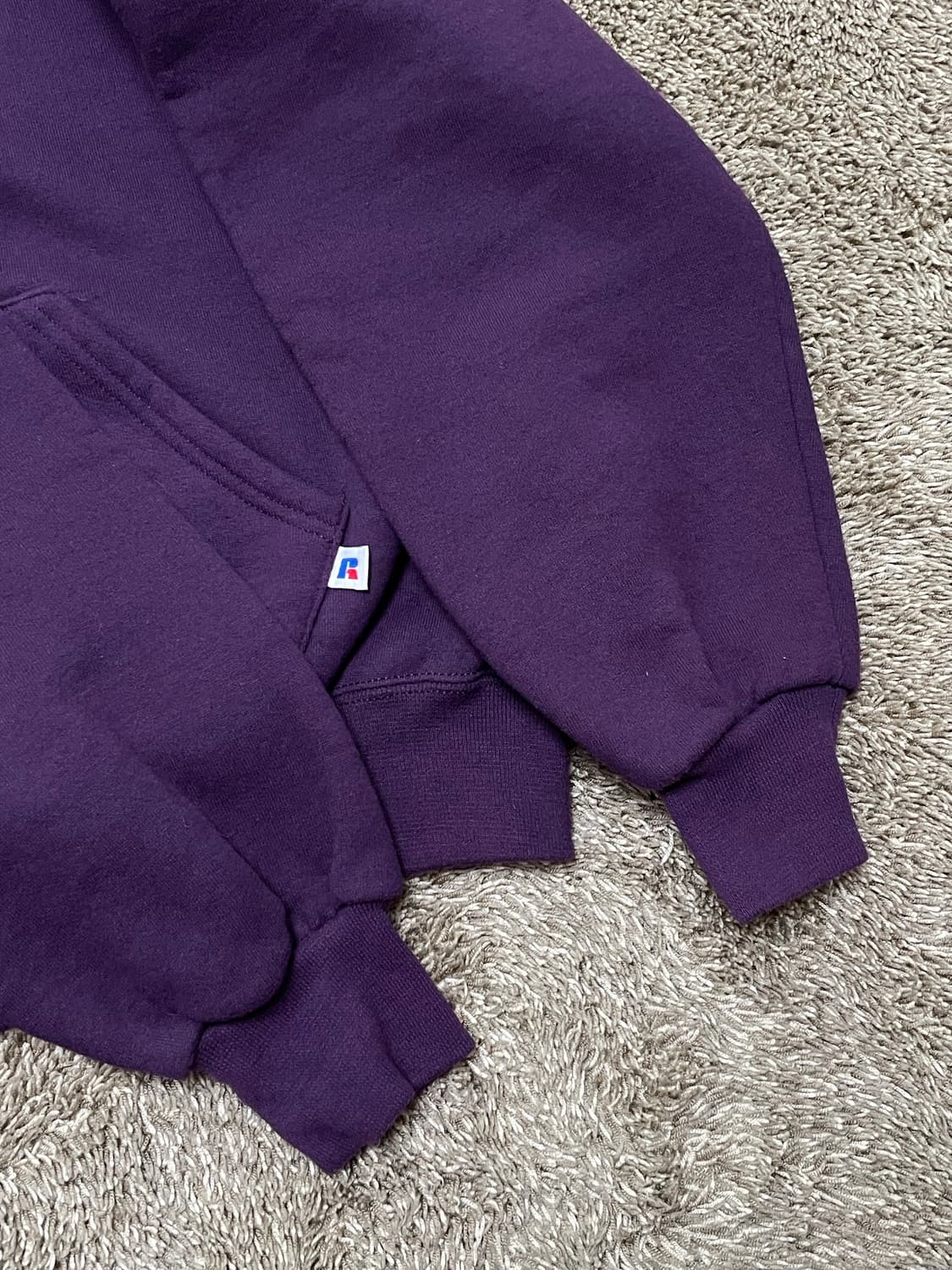 90s russell athletic hoodie purple 상품이미지3